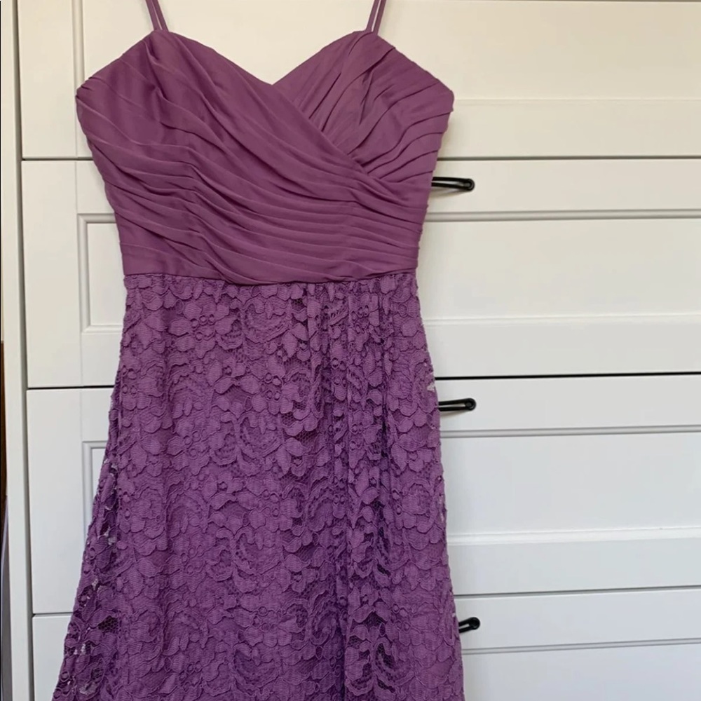 purple dress